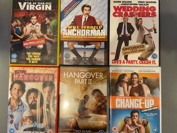 DVD bundle 6 comedy titles