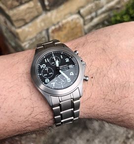 Seiko 7T62-0BZ0 Titanium Chrono