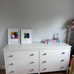 sale a Koppang chest of six drawers, measuring 172x44x83 cm, featuring cloud knobs