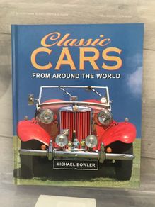 classic car hardback a5 size book at least 25 year old