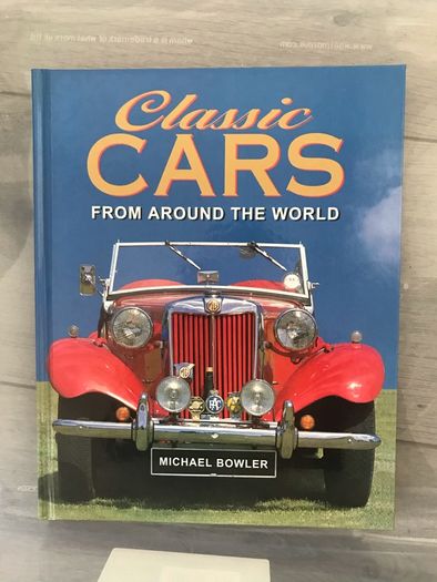 classic car hardback a5 size book at least 25 year old