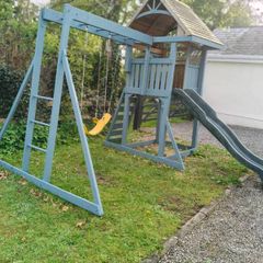climbing frame, slide, jungle gym