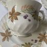 Vintage Tea/Coffee and Cake Set, 21 Pieces - Old Foley "Enchanted", by James Kent Ltd. England Image 6