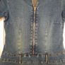Vintage Vero Moda Army Style Denim Dress Image 7