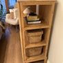 IKEA Open wardrobe with sliding door, bamboo Image 9
