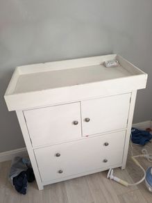 Baby changing unit drawer