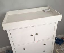 Baby changing unit drawer