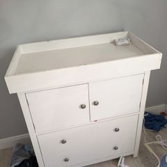 Baby changing unit drawer