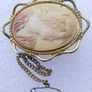 Vintage  Shell Cameo Brooch Image 3