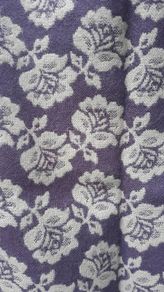 Purple Flower Scarf