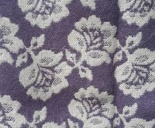 Purple Flower Scarf