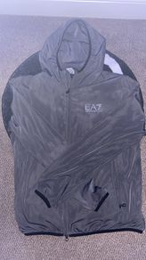 Ea7 Windbreaker SMALL RIP ON SIDE Sliver Arman