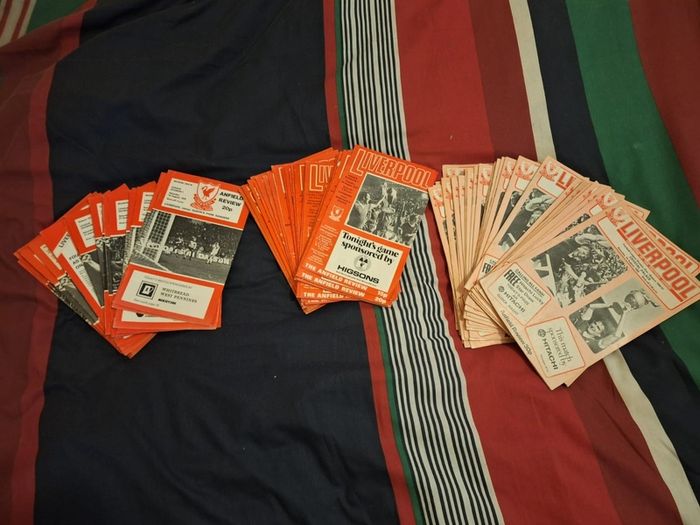 Liverpool programmes.  Selections detailed below