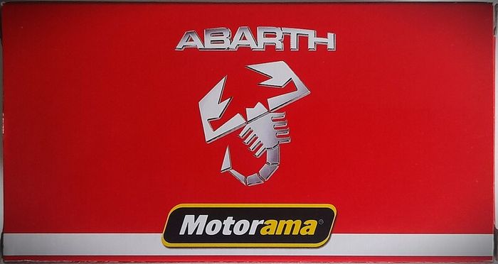 Diecast Model Abarth 500 2008 White - Collectable Motorama 1:43