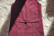 Girls School Wine Pinafore 5-6 Years