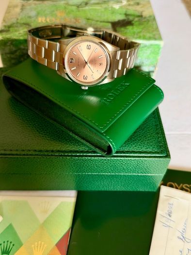 Rolex Air King pink 34mm