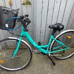 Ladies 16" hybrid bicycle Apollo cafe green