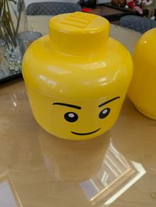 lego storage heads x 2