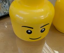 lego storage heads x 2