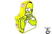 The Simpsons Homer Simpson YELLOW Fun Tin Case Empty Biscuit Tin 2003-04
