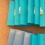 Used blue folders x 11 Image 2