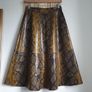 Zara Snake Print Faux Leather Skirt Size S Image 6