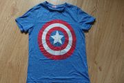 Marvel Blue Top.   Age 10-11