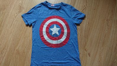 Marvel Blue Top.   Age 10-11