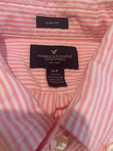 American Eagle Men's Long leave Small Slim Fit Shirt