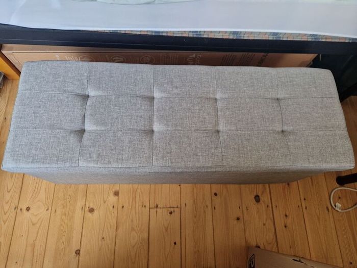 Folding Storage Bench 107x34.5x33cm