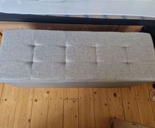 Folding Storage Bench 107x34.5x33cm