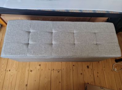 Folding Storage Bench 107x34.5x33cm