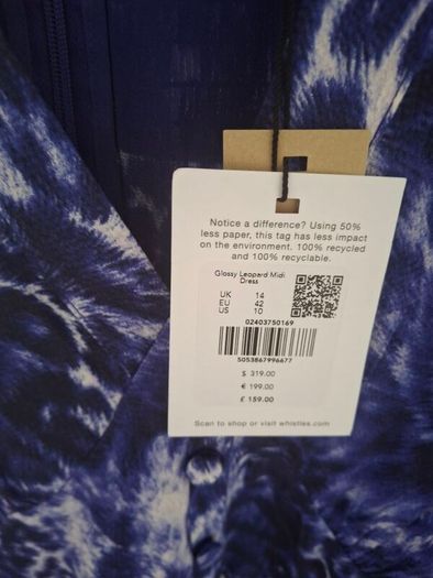 bnwt whistles dress