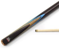 Spartan Fury Blue Conquest 2 Pc 57" Snooker/pool Ash Cue With 9mm Tip
