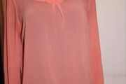 Salmon blouse size M UK10 EU38Postage included