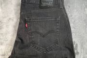 LEVIS 541 Jeans Mens Dark Grey Athletic Tapered Stone Wash W36 L28