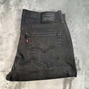 LEVIS 541 Jeans Mens Dark Grey Athletic Tapered Stone Wash W36 L28