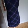 New Hobbs Tartan 100% Wool Pinafore Dress 10 Image 4
