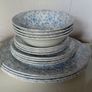 Churchill Light Blue and White Dinner Set Image 2