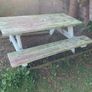 Garden Table bench Image 3