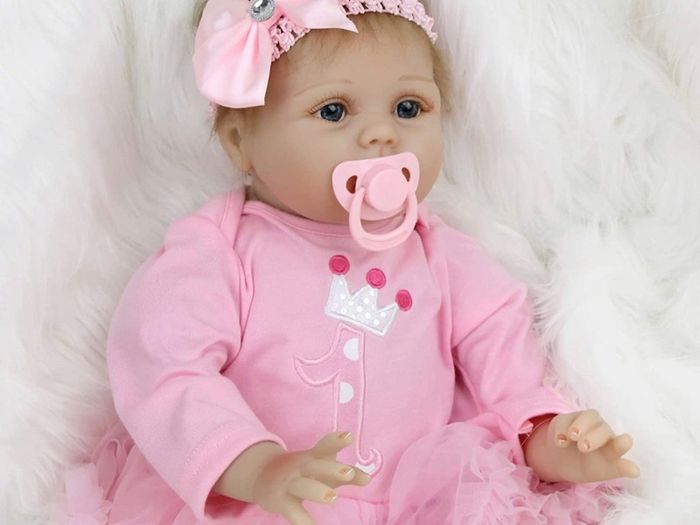 Reborn Dolls, 17 inch Handmade Realistic Reborn Babies Soft Vinyl Body with Feeding Kit, Reborn Baby Doll (DIFFERENT OPTIONS AVAILABLE, SEE PHOTOS)