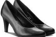Gabor Nappa high tech leather soft &amp; smart high heel court shoes black 95.310.87 RRP 65 euro 5.5 UK  &amp; 6 UK NEW &amp; BOXED SALE