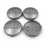 1 x Audi Alloy Wheel Centre Caps 61mm New Style Caps Black Image 4