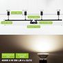 NEW | LED Ceiling Light, 4 Way Ceiling Spotlights Rotatable, Matte Black Ceiling Lighting for Kitchen Bedroom Living Room, Include 4xGU10 LED Bulbs Image 3