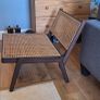 Stylish Rattan Low Chair Image 3