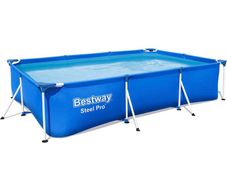 Rectangular Frame Swimming Pool, Steel Pro, 9.1 ft (FREE POSTAGE)