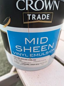 A good litre of emulsion paint