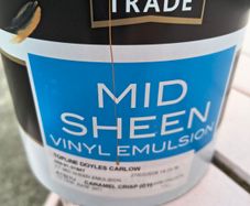 A good litre of emulsion paint