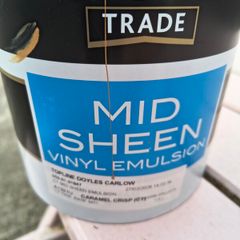 A good litre of emulsion paint