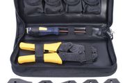 Crimping Pliers with 5 Interchangeable Inserts Plus Screwdriver